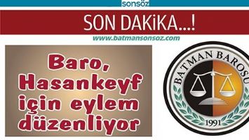 BARO, HASANKEYF İ&Ccedil;İN EYLEM D&Uuml;ZENLİYOR