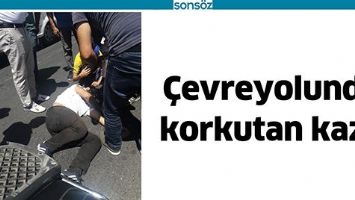&Ccedil;EVREYOLUNDA KORKUTAN KAZA