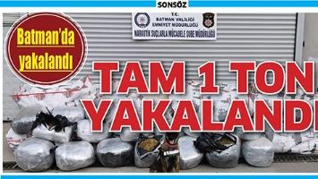 BORULARIN ARASINDA 1 TON ESRAR YAKALANDI