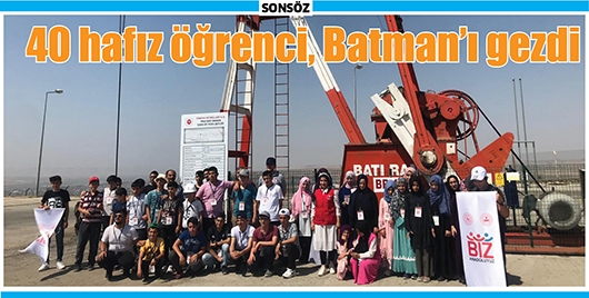 40 HAFIZ &Ouml;ĞRENCİ, BATMAN&rsquo;I GEZDİ