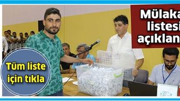 M&Uuml;LAKAT LİSTESİ A&Ccedil;IKLANDI