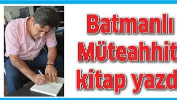 BATMANLI M&Uuml;TEAHHİT, KİTAP YAZDI