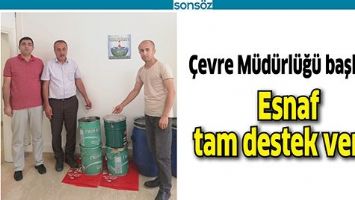 &Ccedil;EVRE M&Uuml;D&Uuml;RL&Uuml;Ğ&Uuml; BAŞLATTI ESNAF TAM DESTEK VERDİ