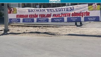 BELEDİYE, KESİM YERLERİNİ BELİRLEDİ