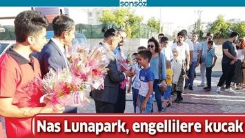 NAS LUNAPARK, ENGELLİLERE KUCAK A&Ccedil;TI