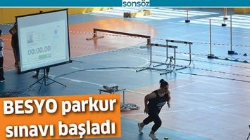 BESYO PARKUR SINAVI BAŞLADI