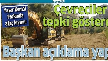 &Ccedil;EVRECİLER TEPKİ G&Ouml;STERDİ, BAŞKAN A&Ccedil;IKLAMA YAPTI