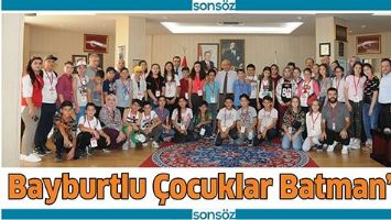 BAYBURTLU &Ccedil;OCUKLAR BATMAN&rsquo;DA