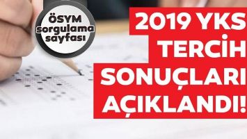 Son Dakika! YKS tercih sonu&ccedil;ları a&ccedil;ıklandı