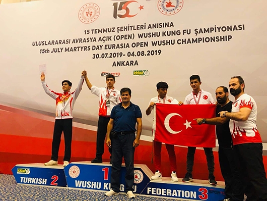 WUSHU KUNGFU&rsquo;DA MADALYALAR BATMAN&rsquo;IN