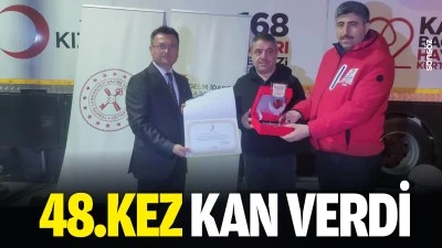 48.kez kan verdi