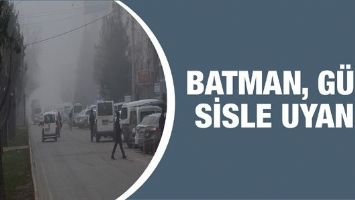 BATMAN, G&Uuml;NE SİSLE UYANDI