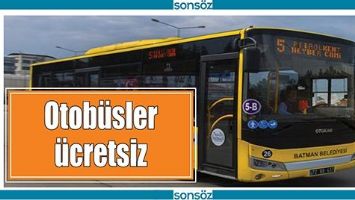 OTOB&Uuml;SLER &Uuml;CRETSİZ