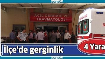 İL&Ccedil;E&rsquo;DE GERGİNLİK