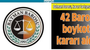 42 BARO, BOYKOT KARARI ALDI