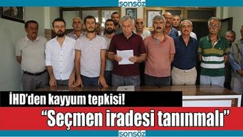 İHD&rsquo;DEN KAYYUM TEPKİSİ!