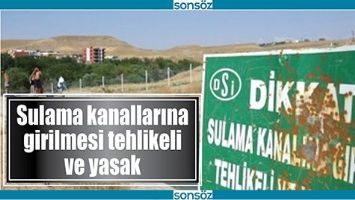 DSİ BİR KEZ DAHA UYARDI;