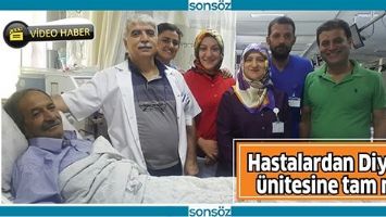 HASTALARDAN DİYALİZ &Uuml;NİTESİNE TAM NOT