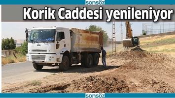 KORİK CADDESİ YENİLENİYOR