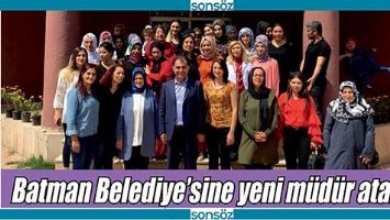 BATMAN BELEDİYE&rsquo;SİNE YENİ M&Uuml;D&Uuml;R ATANDI