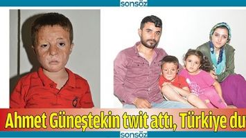 AHMET G&Uuml;NEŞTEKİN TWİT ATTI, T&Uuml;RKİYE DUYDU