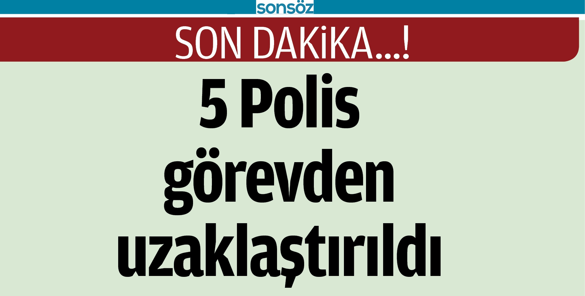 BATMAN'DA 5 POLİS G&Ouml;REVDEN UZAKLAŞTIRILDI