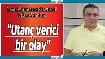 &ldquo;UTAN&Ccedil; VERİCİ BİR OLAY&rdquo;