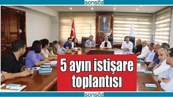 5 AYIN İSTİŞARE TOPLANTISI