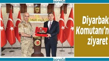 DİYARBAKIR KOMUTANI&rsquo;NDAN ZİYARET