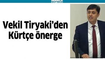 VEKİL TİRYAKİ&rsquo;DEN K&Uuml;RT&Ccedil;E &Ouml;NERGE