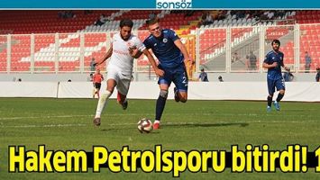 HAKEM PETROLSPORU BİTİRDİ! 1-2