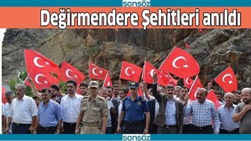 DEĞİRMENDERE ŞEHİTLERİ ANILDI
