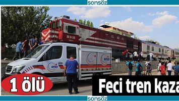 YAŞLI ADAM TRENİN ALTINDA  CAN VERDİ