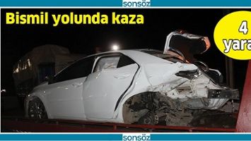 BİSMİL YOLUNDA KAZA