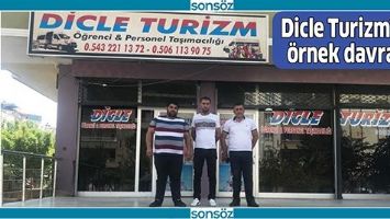 DİCLE TURİZM&rsquo;DEN &Ouml;RNEK DAVRANIŞ