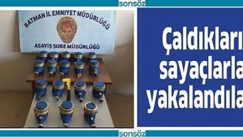 &Ccedil;ALDIKLARI SAYA&Ccedil;LARLA YAKALANDILAR!