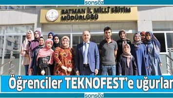 &Ouml;ĞRENCİLER TEKNOFEST&rsquo;E UĞURLANDI