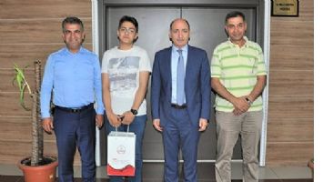 YKS İL BİRİNCİSİNDEN ZİYARET