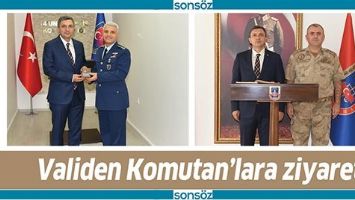 VALİDEN KOMUTAN&rsquo;LARA ZİYARET