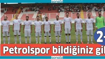 PETROLSPOR BİLDİĞİNİZ GİBİ!