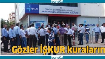 G&Ouml;ZLER İŞKUR KURALARINDA