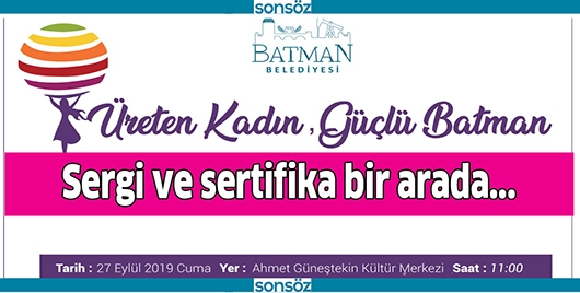 SERGİ VE SERTİFİKA BİR ARADA