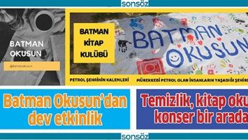 BATMAN OKUSUN&rsquo;DAN DEV ETKİNLİK