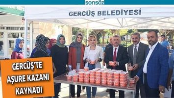 GERC&Uuml;Ş&rsquo;TE AŞURE KAZANI KAYNADI