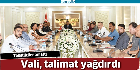 TEKSTİLCİLER ANLATTI