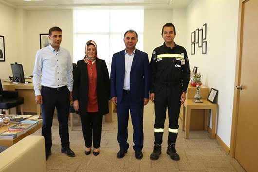 BAŞKANLARDAN T&Uuml;PRAŞ ZİYARETİ
