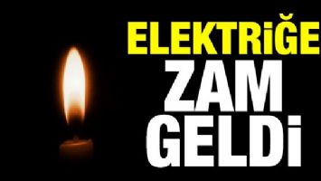 ELEKTRİĞE ZAM GELDİ...