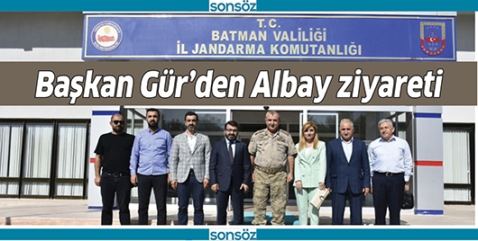 BAŞKAN G&Uuml;R&rsquo;DEN ALBAY ZİYARETİ