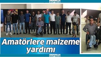 AMAT&Ouml;RLERE MALZEME YARDIMI