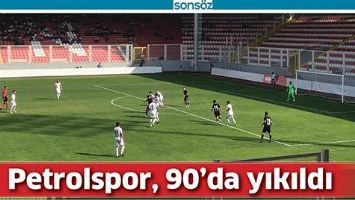 PETROLSPOR, 90&rsquo;DA YIKILDI